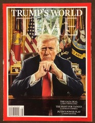 TIME MAGAZINE DONALD TRUMPS WORLD NOVEMBER 2025 MAGA People life trump Vance