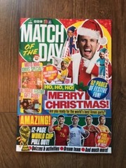 MATCH OF THE DAY MAGAZINE # 667 DEC 2022 – NO CARDS INC – WORLD CUP XMAS SPECIAL