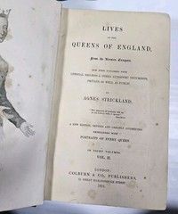 Lives of the Queens of England Agnes Strickland 1851-52 English Princesses HB