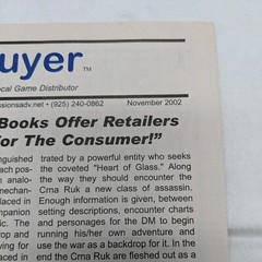 Game Buyer A Retailers Buying Guide Magazine Newspaper Nov 2002 Impressions Ad
