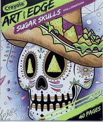Sugar Skull Adult Coloring Book, Skullebrations 40 Pages.￼￼