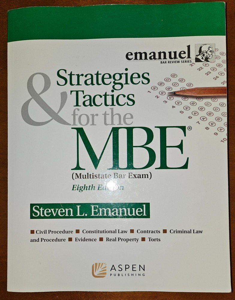 Bar Review Ser.: Strategies and Tactics® for the Mbe® : Multistate Bar Exam…