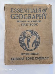Essentials of Geography First Book Revised Edition 1934 Brigham & McFarlane