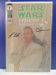 STAR WARS episode 1 QUI-GON JINN DARK HORSE COMICS dynamic forces SIGNED COA