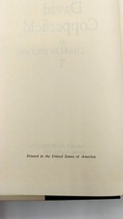 The Personal History of David Copperfield Charles Dickens Hardcover