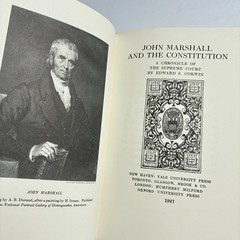 John Marshall and Constitution Corwin Leather Library American Freedoms HC 2004