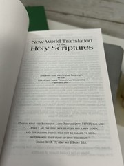 The New World Translation of THE HOLY Scriptures & Insight on Scripture Vol 1