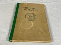 Vintage The World Re-Mapped as of September 1938 (Thomas Nelson and Sons 1939)