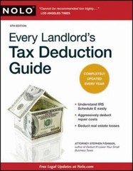 Every Landlord’s Tax Deduction Guide Paperback Stephen Fishman