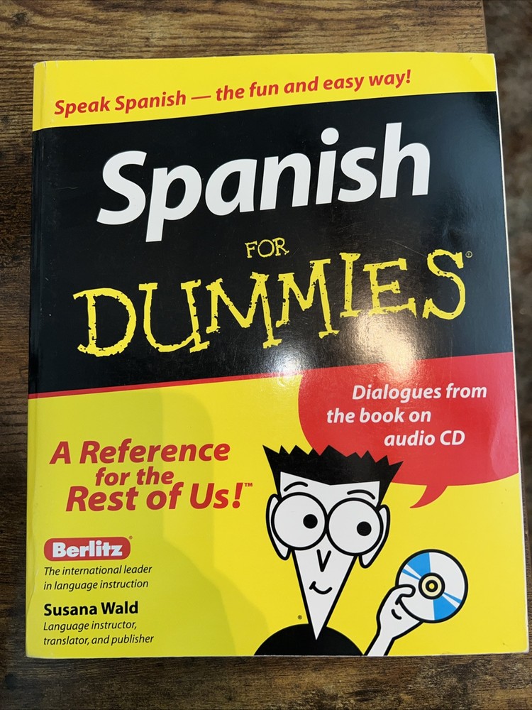 Spanish for Dummies® by Susana Wald (1999, Trade Paperback)