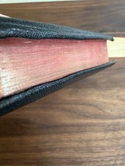 Caloca Rebind KJV Sola Scriptura Bible Rare Zondervan Diamond Type Heavy Paper