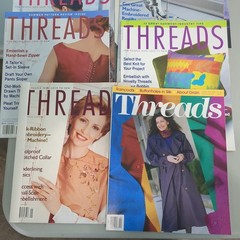 Tauton’s Threads Magazine Lot of 10 vintage sewing
