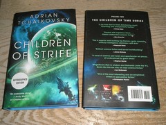 SIGNED NEW 1st US print Children of Strife Hardcover by Tchaikovsky, Adrian