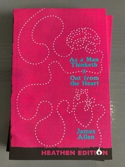 As a Man Thinketh by James Allen (Heathen Edition) Paperback MISPRINTED MISFIT