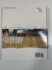 HMH Social Studies: MODERN WORLD HISTORY (Vol 4) – Spiral-bound, by Hmh – Good