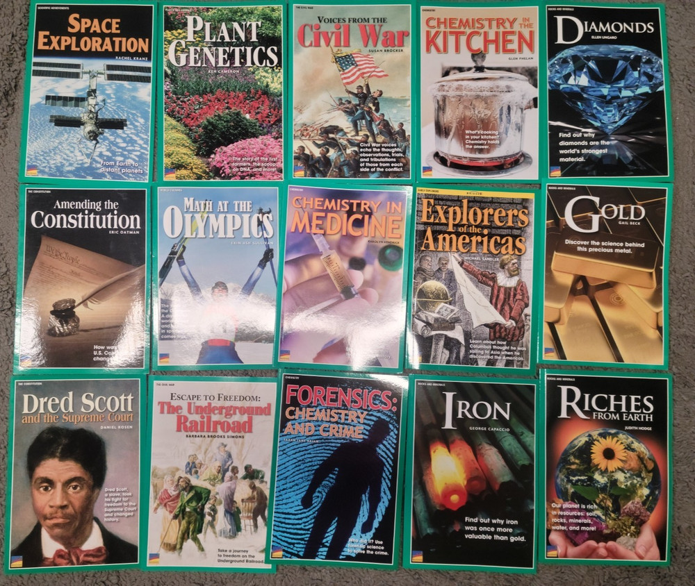 * Lot of 29 Benchmark Education Social Studies & Science Books Homeschool Lot 3