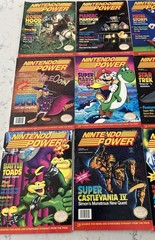 Nintendo Power Magazines Lot Of 16 All Posters + Classified Booklet VTG NES