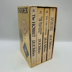J.R.R. Tolkien The Hobbit + Lord of the Rings Box Set Gold Slipcase 1978 Vintage