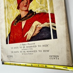 VTG Oct 1927 Pictorial Review McClelland Barclay Paris Fashion Halloween