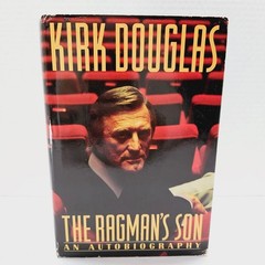 Kirk Douglas Autobiography – The Ragman’s Son – 1988 Book Club Edition – HCDJ