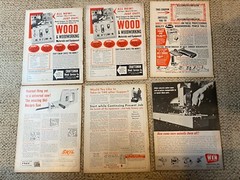 Lot of 6 Vintage 1964 Workbench Bimonthly Magazines In Binder
