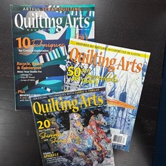 Quilting Arts magazine lot of 3 issues 2021