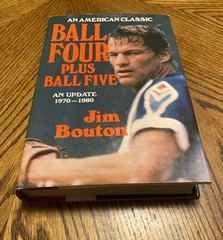 Sports History Baseball MLB Pitcher Ball Four Jim Bouton Signed DJ 1st 1981
