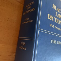 BLACK’S LAW DICTIONARY: By Henry Campbell Black, West Publishing, 1979