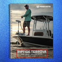 MINN KOTA RIPTIDE TERROVA Owners Manual – COIL CLOSURE – TOUGH COVERS