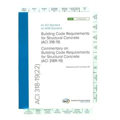 Professionally Highlighted and Tabbed – ACI 318-19 Building Code Requirements…