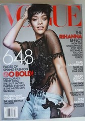 VOGUE Magazine March 2014 Rihanna Spring fashion Lorde Seth Meyers 648 Pages