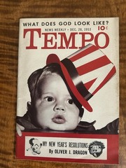 6 x 1950s Tempo Pocket Magazines News Tabloid Lot of 6 from 1953