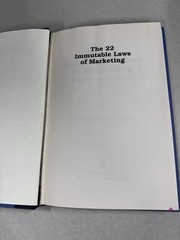 The 22 Immutable Laws Of Marketing – Paperback By Al Ries and Jack Trout – GOOD