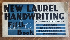 Vintage 1944 New Laurel Handwriting Fifth Book California State Series Textbook