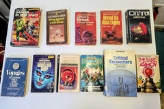 Lot Of 11 Very Vintage Sci-fi Books. Good Legible Reading. Issac Asimov