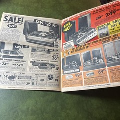 1970 RADIO SHACK Catalog Sales Paper ~ 40 Pages Of Vintage HiFi Electronics