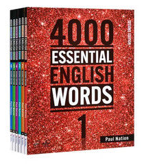 4000 Essential English Words Book set Volumes 1 to 6 Bundle by Paul Nation