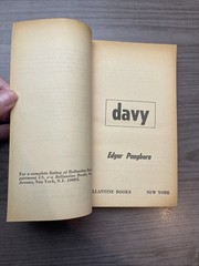 DAVY by Edgar Pangborn (1964) Ballantine SF FIRST PRINTING paperback