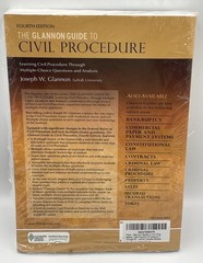 Glannon Guide to Civil Procedure (Softcover) **NEW SEALED**