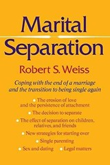 Marital Separation – Paperback, by Weiss Robert S – Very Good