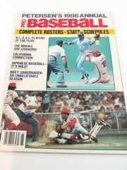 Petersen’s Pro Baseball Annual 1986 Rosters Stats Schedules Magazine