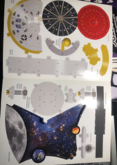 ORION Crew Exploration Vehicle Desk Model NASA cardstock punch-out sheets
