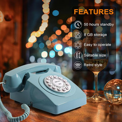 Audio Guest Book Wedding Phone, Record Guest Messages, Retro Audio Guestbook for