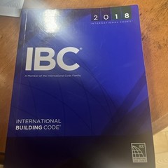 2018 International Building Code IBC 1st Edition ICC Construction Standards Book