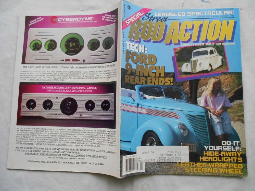 STREET ROD ACTION Magazine-JANUARY,1992