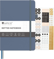 Dotted Journal – A5 Hardcover, Dot Grid Notebook for Planning & Journaling, 160