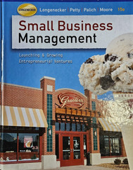 Small Business Management J. G. Longenecker Hardback South-Western College 15 ed