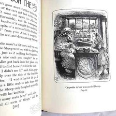 Through the Looking-Glass and What Alice Found There Hard Cover Book 186 pages