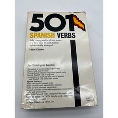Barron’s 501 Spanish Verbs Book Third Edition Christopher Kendris Paperback