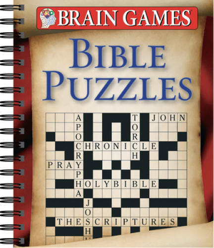 Brain Games: Bible Puzzles (Brain Games (Unnumbered)) – Spiral-bound – GOOD